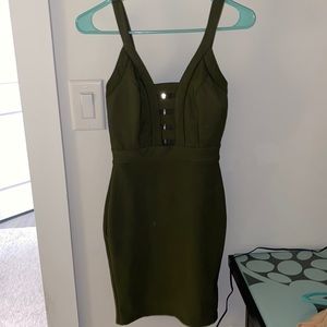 Green Cocktail Dress